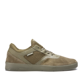 Supra Mens SAINT Olive/olive Low Top Shoes | CA-29394